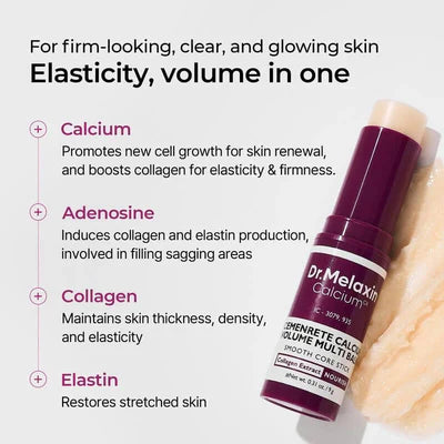 Elara® Collagen Boost Skincare Set with Calcium, Hyaluronic Acid & Elastin for Wrinkles and Lifting