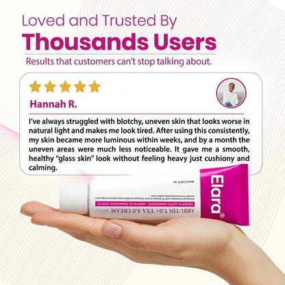 Elara® Alpha Arbutin+ TXA Cream | Korean Advanced Arbutin Brightening Cream