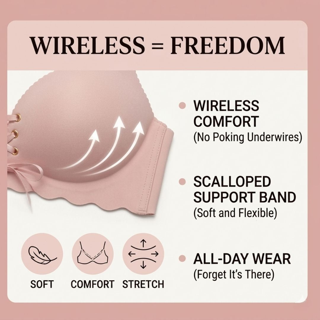 Elara® Everyday Double Push-Up Bra
