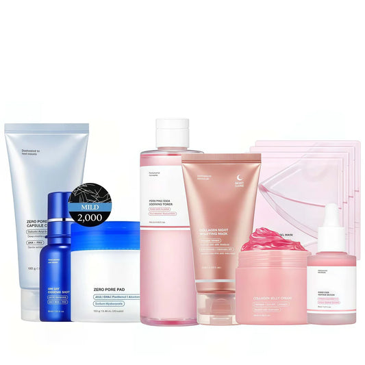 Affordable Glass Glow 8-Piece K-Beauty Skincare Set